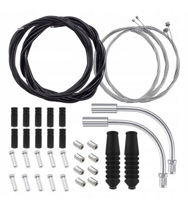 Duży zestaw Linek Pancerzy hamulce przerzutki rower Serwis rowerowy