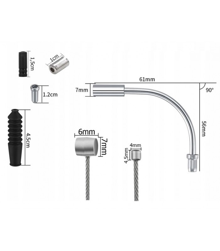 Duży zestaw Linek Pancerzy hamulce przerzutki rower Serwis rowerowy