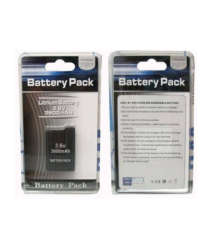Bateria PSP 3600mAh do konsoli PSP FAT 100x-1004 * Pierwsza wersja PSP