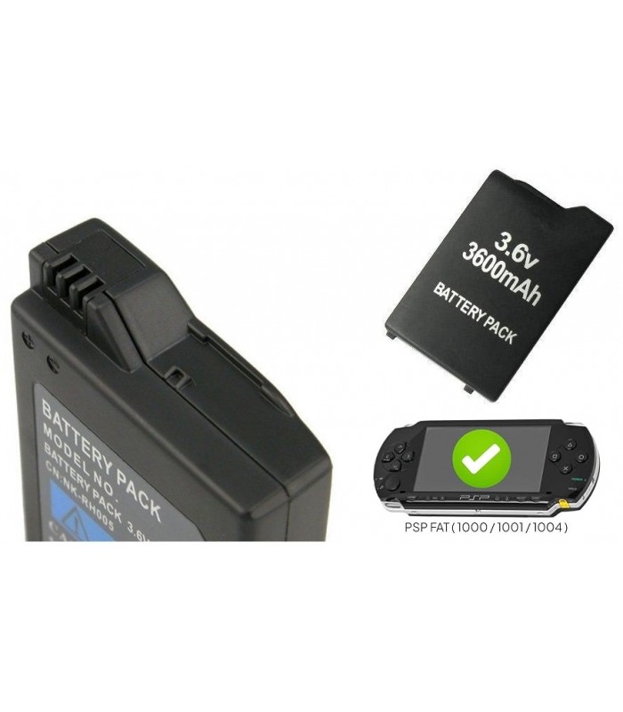 Bateria PSP 3600mAh do konsoli PSP FAT 100x-1004 * Pierwsza wersja PSP