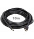 Kabel HDMI-HDM 10m Full HD v1.4 Gold 3D 4K DVBT 10M