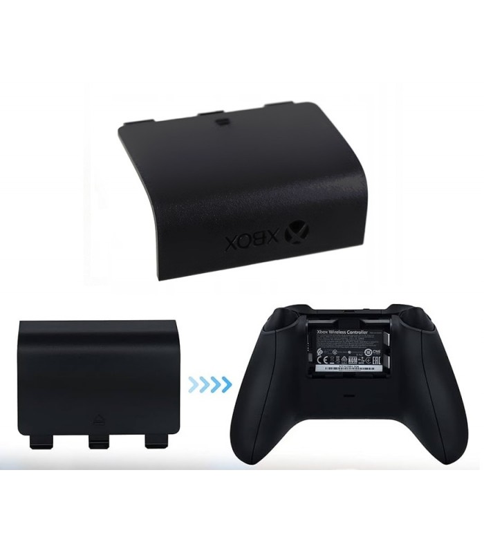 Oryginalna Czarna Klapka baterii pad Xbox One S Mod 1708