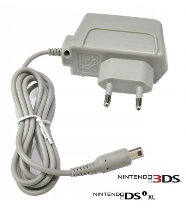 Ładowarka Sieciowa Zasilacz 3DS DSi 3DSXL srebrna * NEW 3DS XL / LL