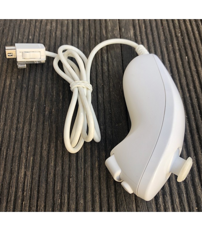 NUNCHUK Wii U Wii Oryginalny Nintendo biały Kontroler Oryginał