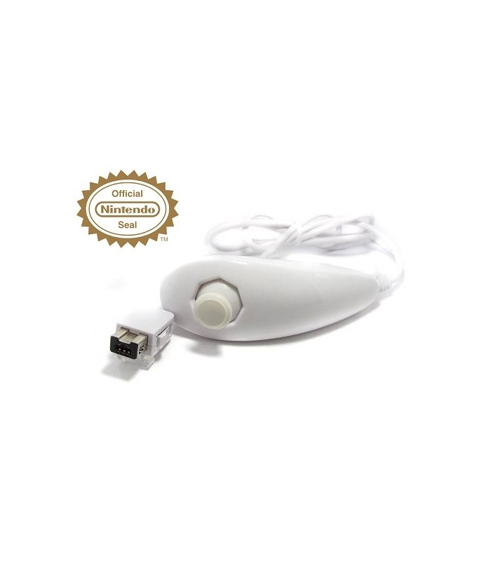 NUNCHUK Wii U Wii Oryginalny Nintendo biały Kontroler Oryginał