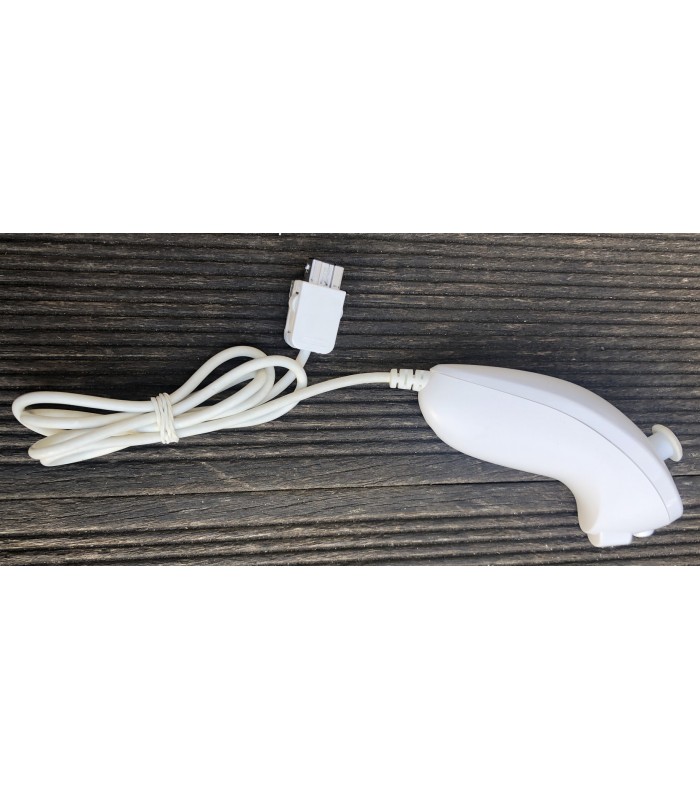 NUNCHUK Wii U Wii Oryginalny Nintendo biały Kontroler Oryginał