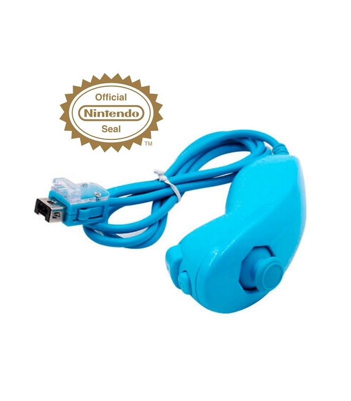 NUNCHUK Wii U Wii Oryginalny Nintendo Blue Kontroler Oryginał