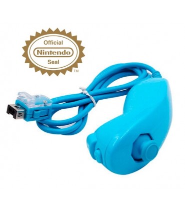 NUNCHUK Wii U Wii Oryginalny Nintendo Blue Kontroler Oryginał