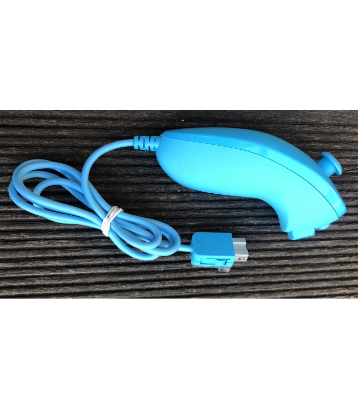NUNCHUK Wii U Wii Oryginalny Nintendo Blue Kontroler Oryginał